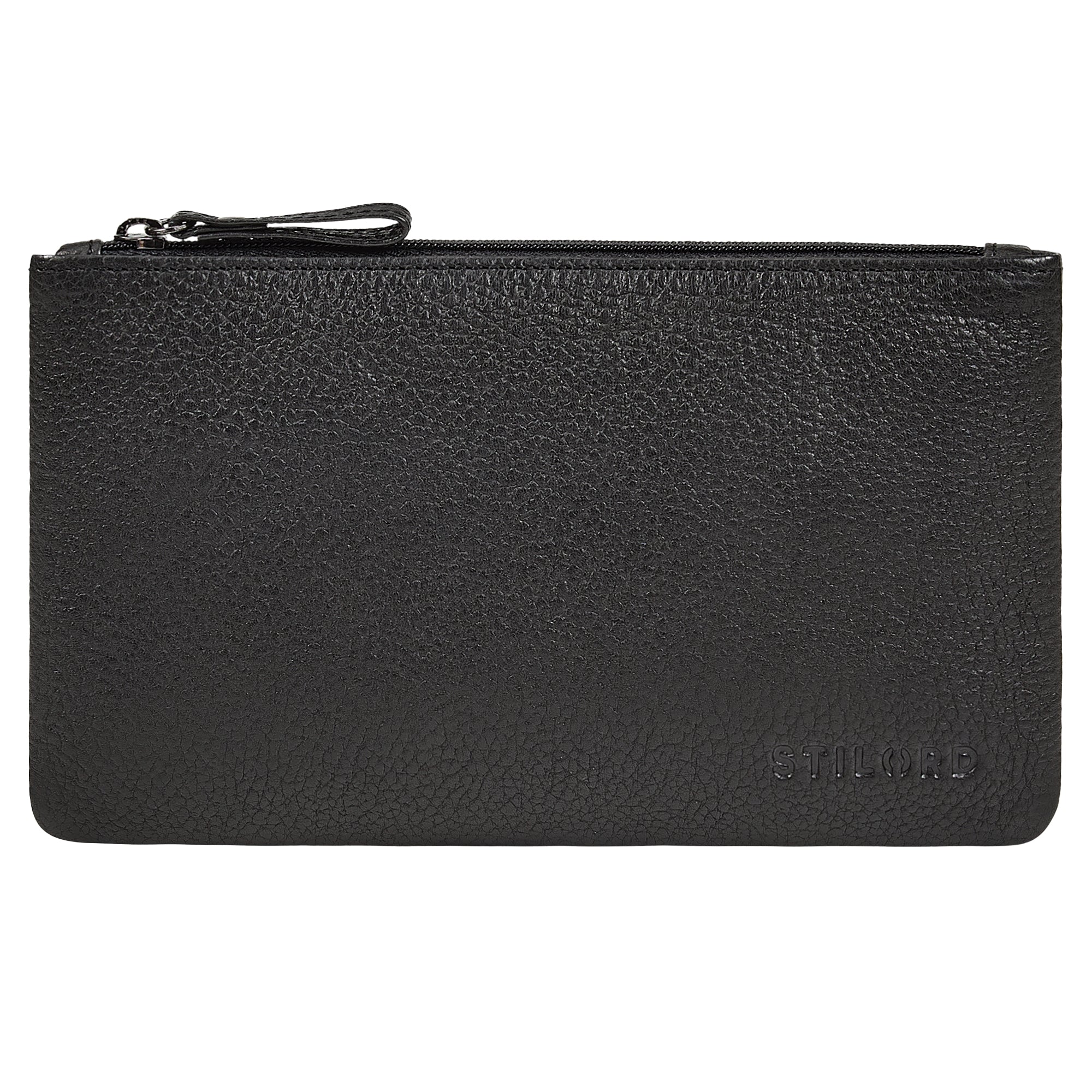 Echtleder Geldtasche Herren Schwarz