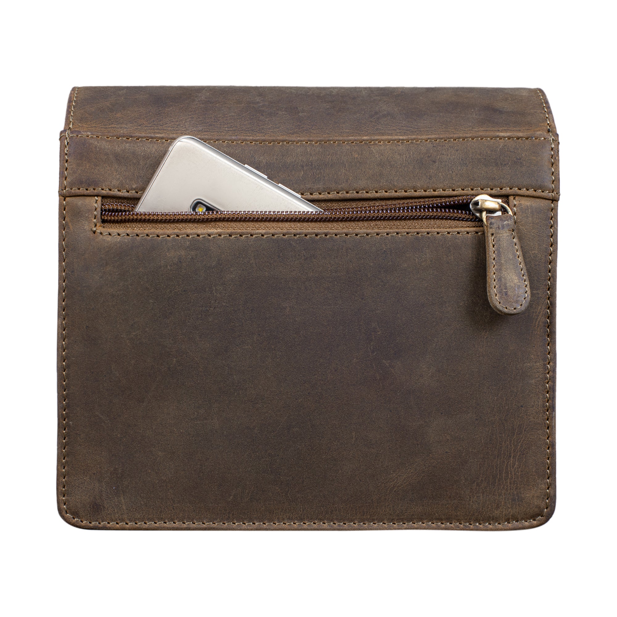 Braune Leder Handtasche Damen