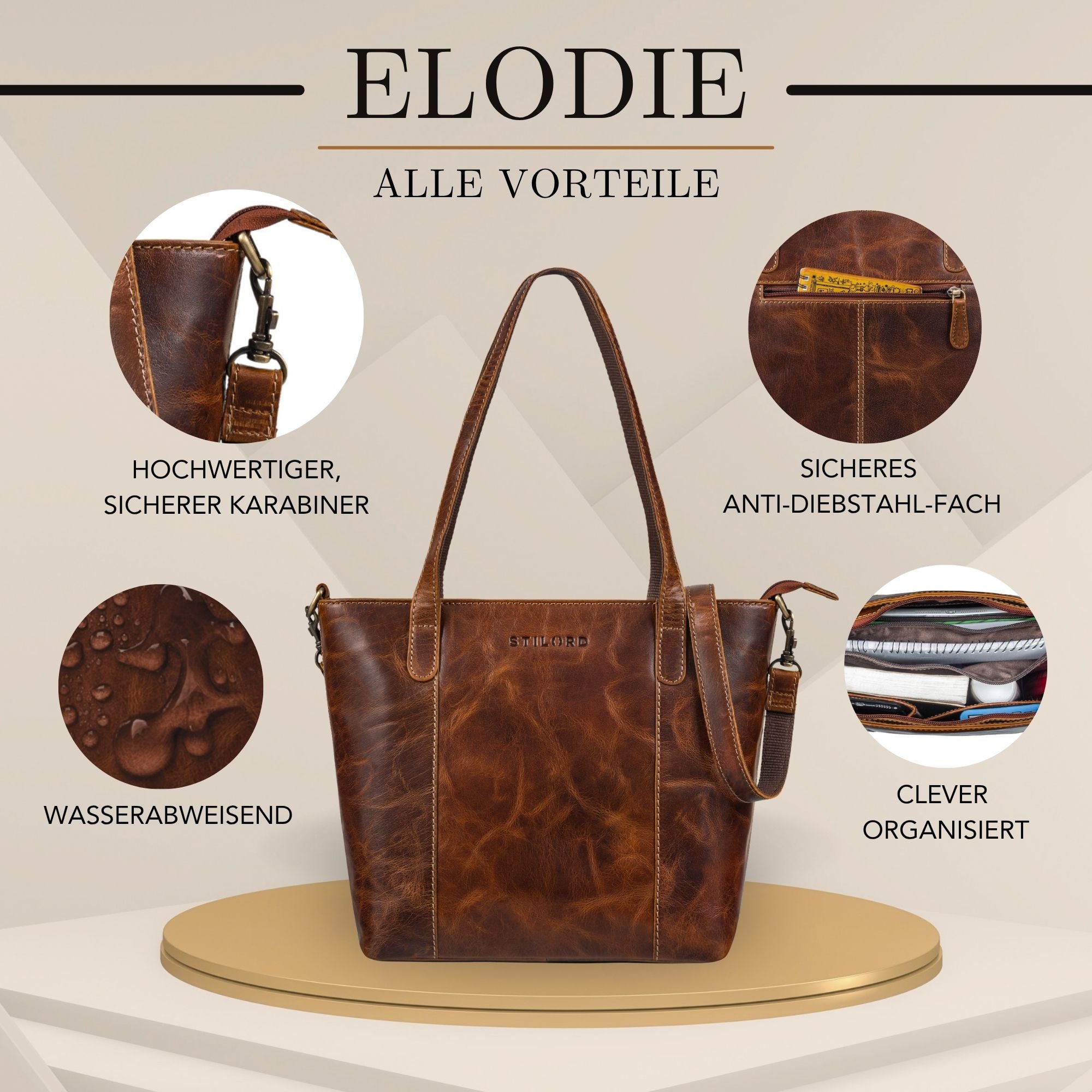 mittelgroße damen handtaschen für frauen leder