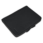 Schwarze Schreibmappe elegante Leder 