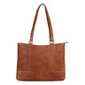 "Delilah" Kožená Dámska Kabelka Shopper Retro Taška cez Rameno