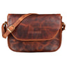 "Esther" Dámska Kožená Kabelka, Vintage, Crossbody Taška