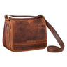 "Malou" Elegantná Kožená Kabelka Dámska - Vintage Crossbody Taška