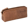 "Spencer" Kožené Etui Vintage S Zips Organizér Na Kozmetiku