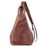 "Lyanna" Kožená Sling Taška Dámska 2-v-1 Batoh a Kabelka Crossbody
