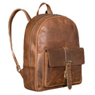 Vintage Rucksack Groß Seitenansicht