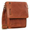 "Finn" Malá Kožená Taška Pre Mužov Vintage Na Rameno Messenger Bag