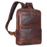 Business Rucksack Modern Echtleder