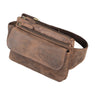 "Atlanta" vintage bum bag pravá koža