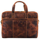 Vintage Ledertasche 15.6 Zoll Laptopfach