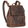 "Allegra" Elegantný Dámsky Kožený Batoh Malá Vintage Kabelka