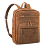 "Quinten" Stilvoller Leder Laptop Rucksack 16 Zoll für Herren & Damen