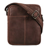 "Jude" Pánska Malá Kožená Taška Vintage Messenger Taška