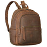 "Lisa" City Rucksack Damen Leder Mittelgroß gepolstertes Fach 13 Zoll